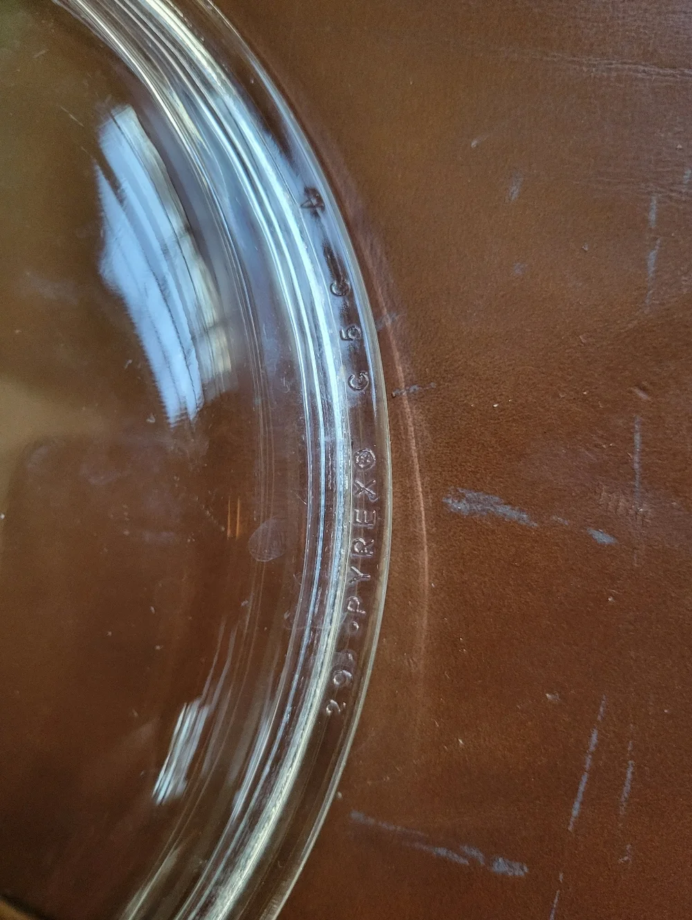 Pyrex Round Clear Glass G-5-C Corning Ware Replacement Lid Round Knob 7 Inch
